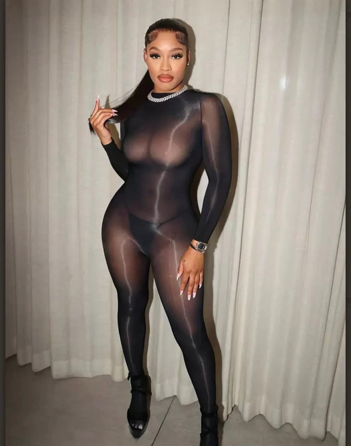 Midnight Illusion Jumpsuit