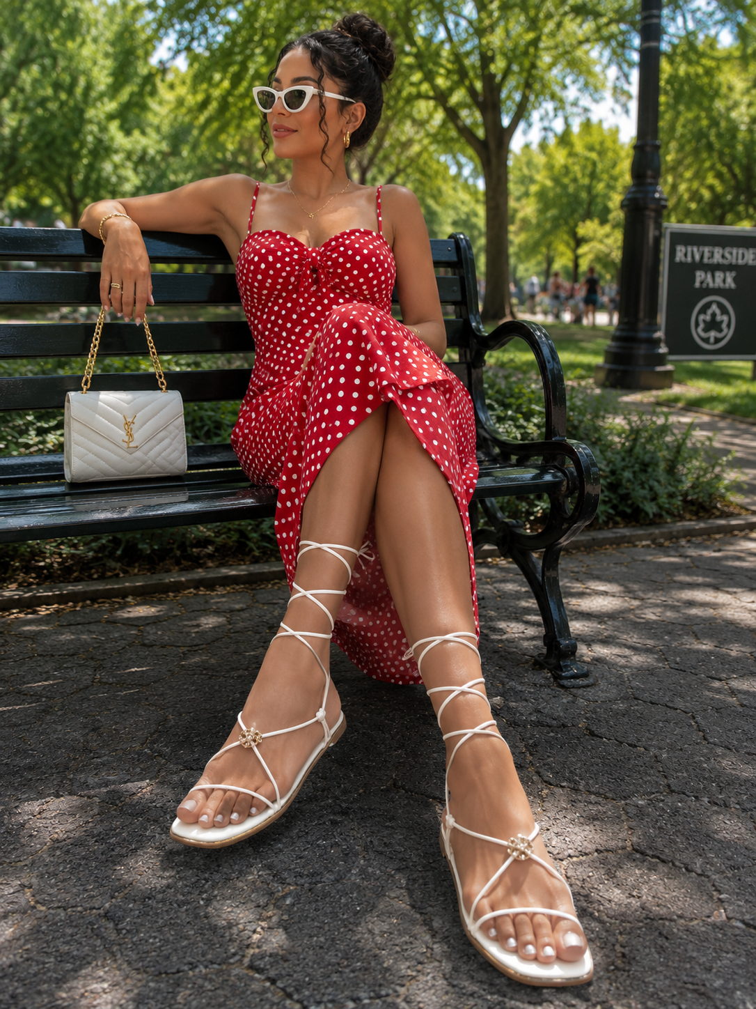 Riviera Romance Lace-Up Sandals
