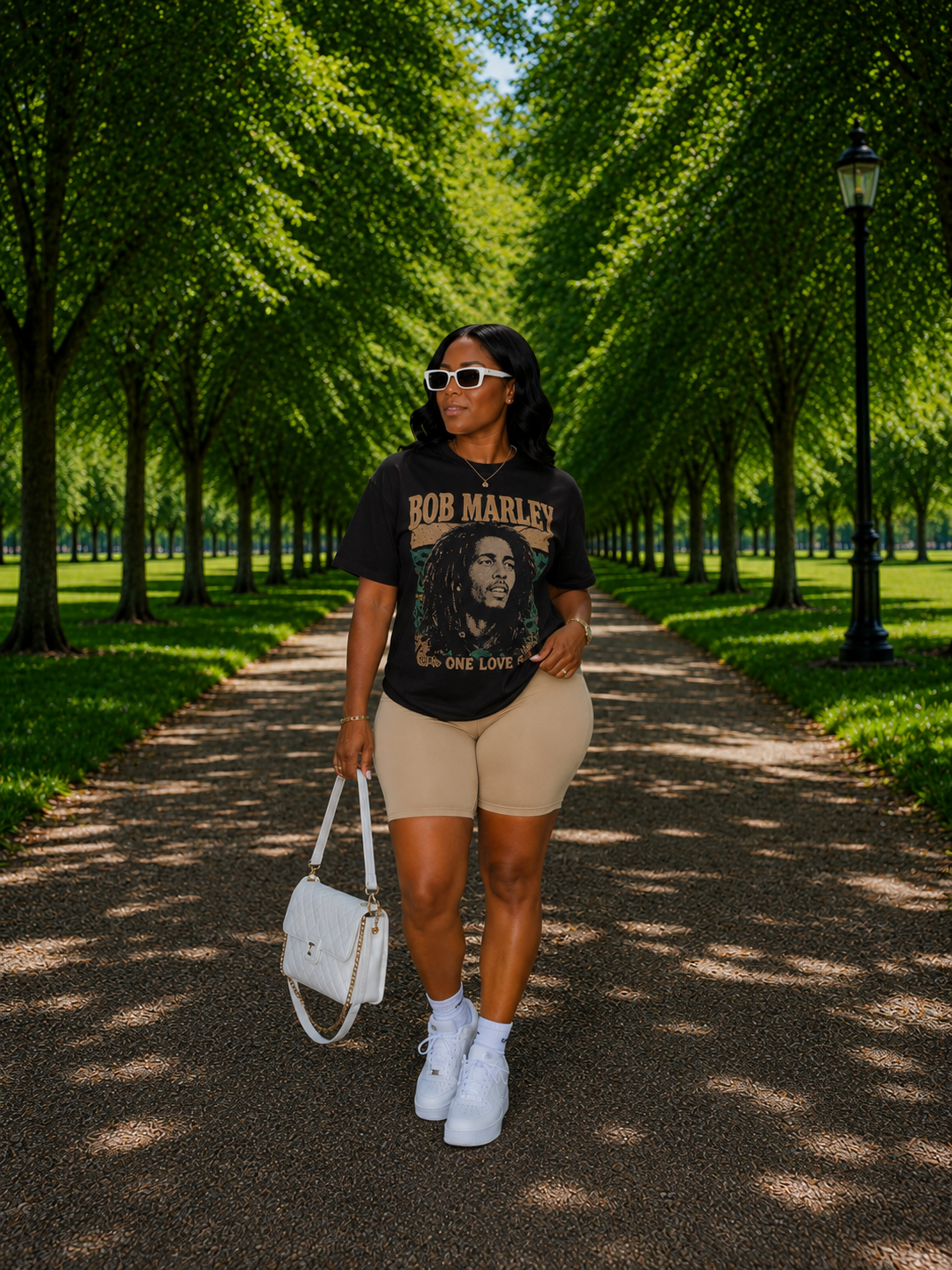 Latte Luxe Biker Shorts