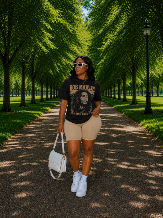 Latte Luxe Biker Shorts