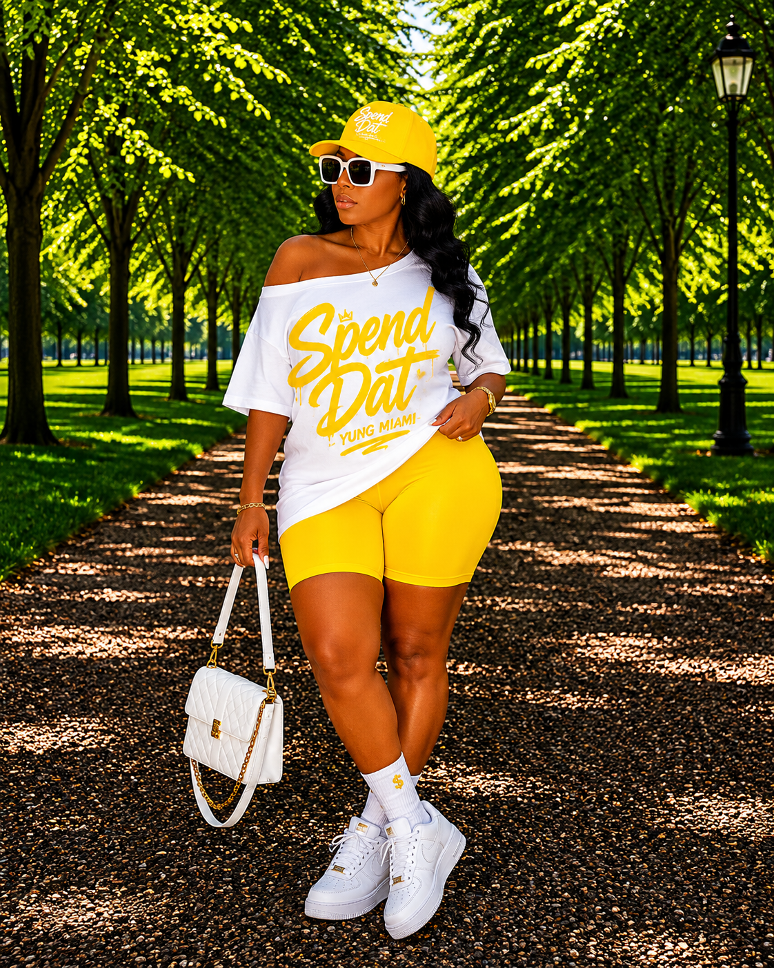 Lemon Drop Biker Shorts